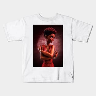 Cute black girl Kids T-Shirt